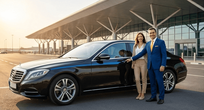 استقبال وتوديع بالمطار